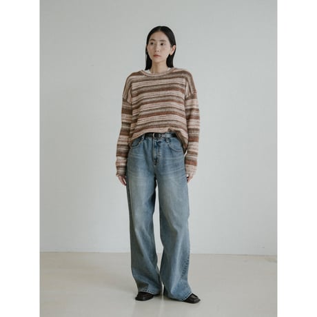 《予約販売》vinage like wide jeans_nj0163