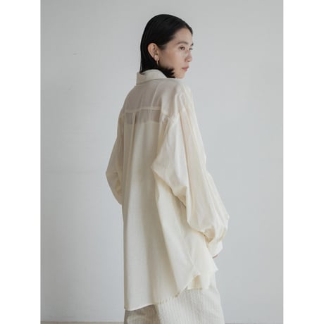 《予約販売》daily sheer over shirt/2colors_nb0309