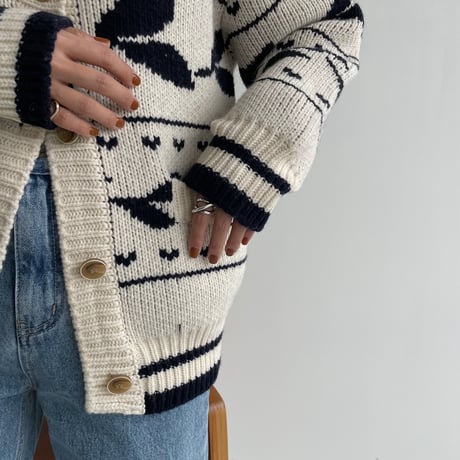 《予約販売》winter knit cardigan/2colors_nt1189