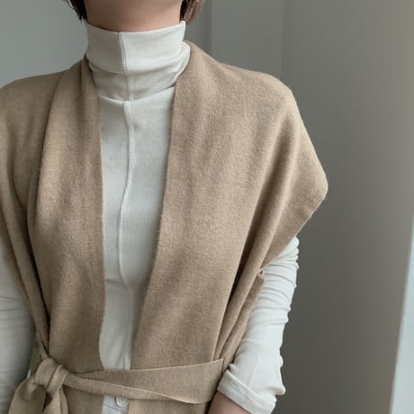 ✳︎予約販売✳︎knit long gilet/2colors_no0016