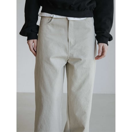 《予約販売》accent cotton wide pants/2colors_np1204