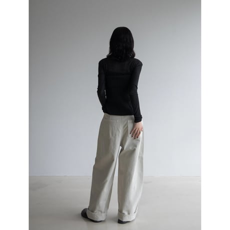 《予約販売》knit bare top/2colors_nt2136