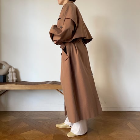 【nokcha original】2way quality over trench coat/renga_no0146