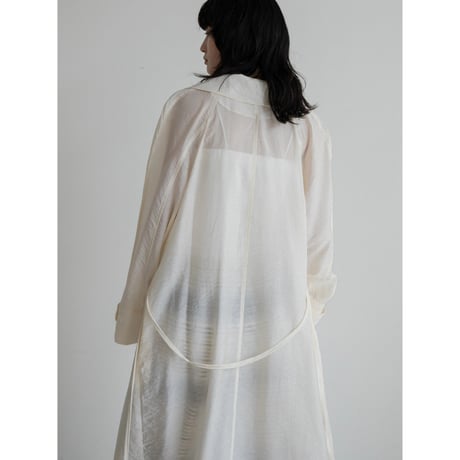 《予約販売》sheer rich shirt coat/2colors_no0451
