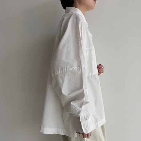 《予約販売》over cotton shirt/2colors_nb0218