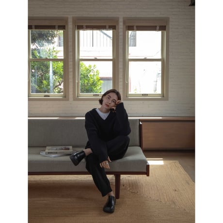 【NOKCHA original】v neck mannish knit pullover/3colors_nt2123