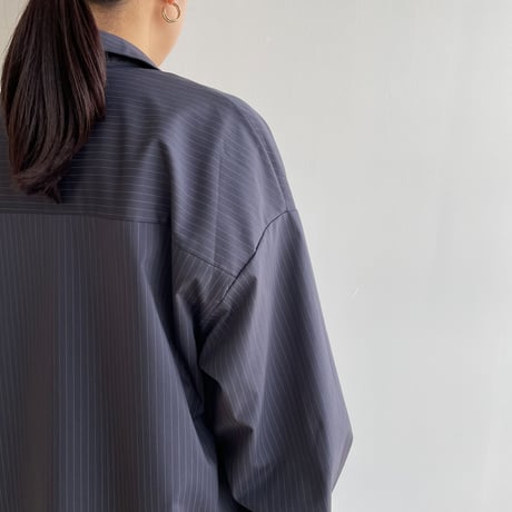 《予約販売》stripe mannish shirt/2colors_nb0127