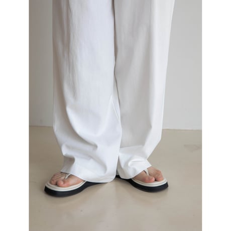 《予約販売》summer tuck twill pants/2colors_np0999