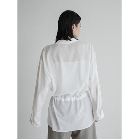 《予約販売》string sheer shirt/2colors_nb0304