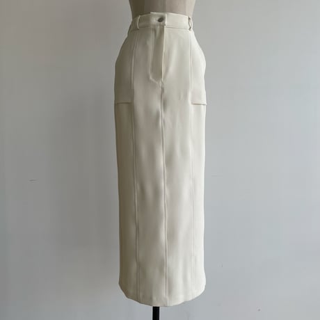 【nokcha original】material long skirt/2colors_ns0086