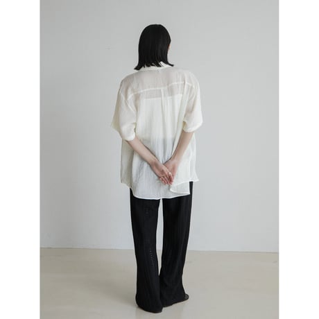 《予約販売》soft sheer shirt/2colors_nb0302