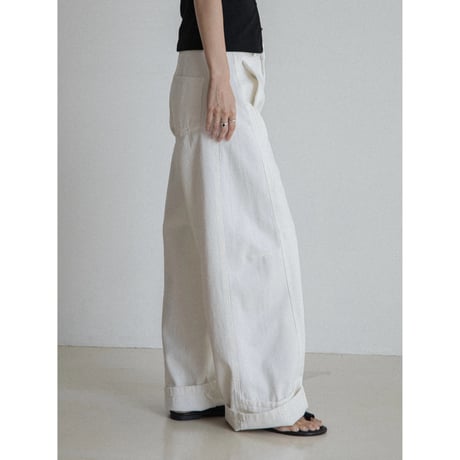 《予約販売》accent oval twill pants/2colors_np1143