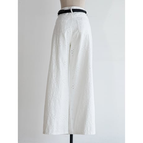 《予約販売》belt set punching jeans_nj0141