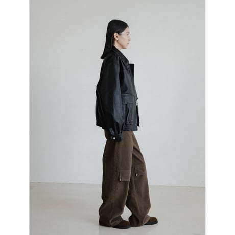 《予約販売》knee accent twill pants/2colors_np1160