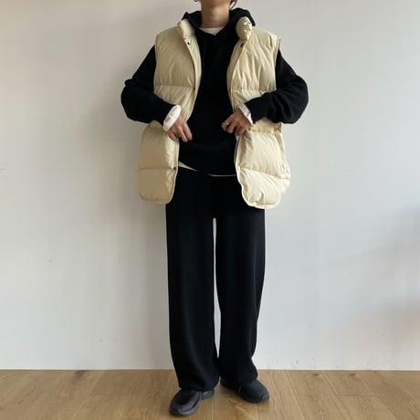 《予約販売》duck down daily vest/2colors_no0252