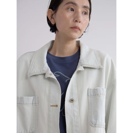 《予約販売》mannish middle denim jacket/2colors_no0518