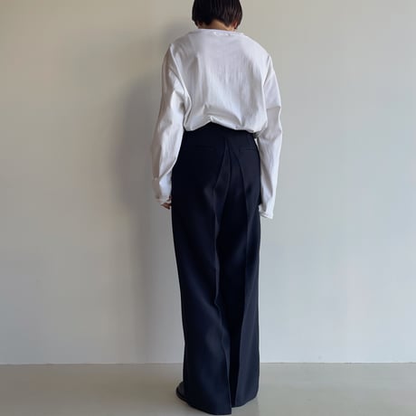 《予約販売》two tuck material wide pants/2colors_np0946