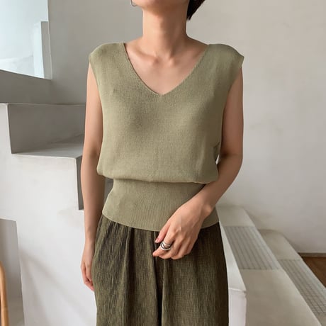 《予約販売》waist marc quality knit/2colors_nt0464