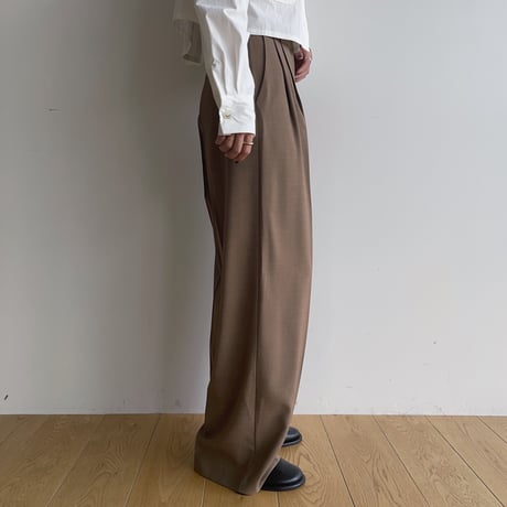 《予約販売》two tuck nuance pants/2colors_np0911