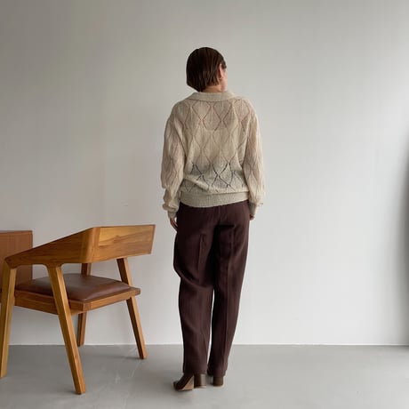 【nokcha original】rincl soft pants/brown_np0467