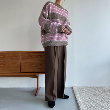 《予約販売》quality worm tuck pants/3colors_np0506