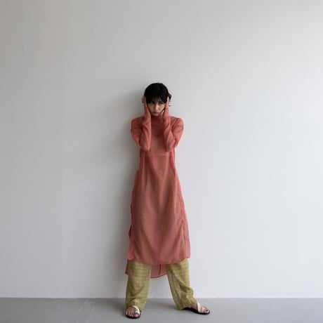 【nokcha original】slit sheer ops/2colors_nd0123