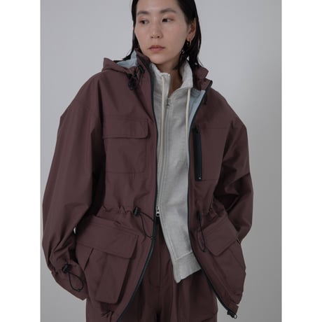 - AUTHENTIC series - tech jacket/burgundy_an0035