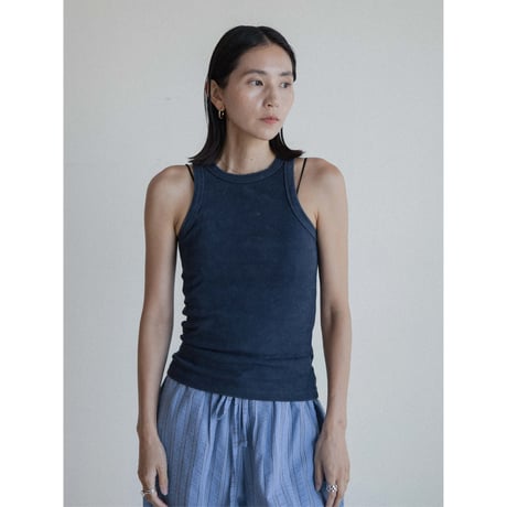 《予約販売》pigment american sleeve tank top/2colors_nt2352