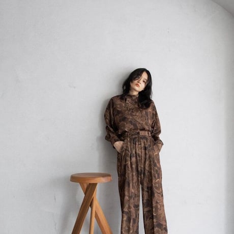 【nokcha original】marble blouse/2colors_nb0043