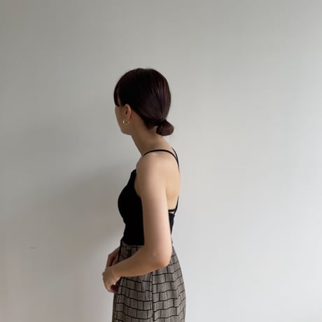 【nokcha original】nuance bra camisole/black_nt1407
