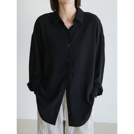 《予約販売》sheer loose ennui shirt/2colors_nb0371