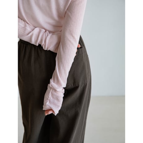《予約販売》v neck sheer lib tops/3colors_nt2583