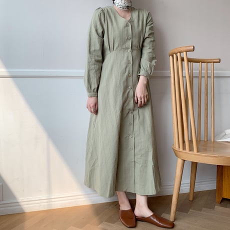 【NOKCHA  original】2way detail long ops/khaki