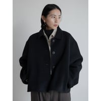 《予約販売》HANDMADE croped wool coat_no0427