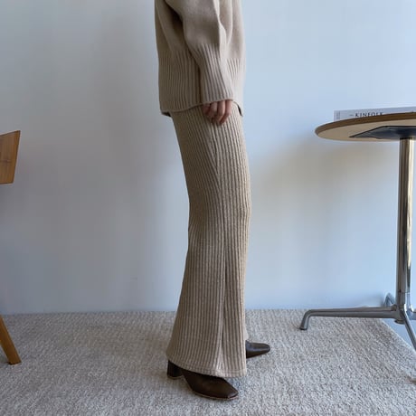 《予約販売》knit daily lib pants/2colors_np0514