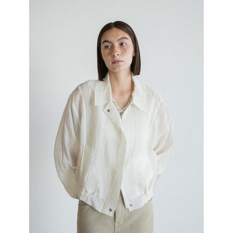 《予約販売》glossy sheer jacket/2colors_no0533