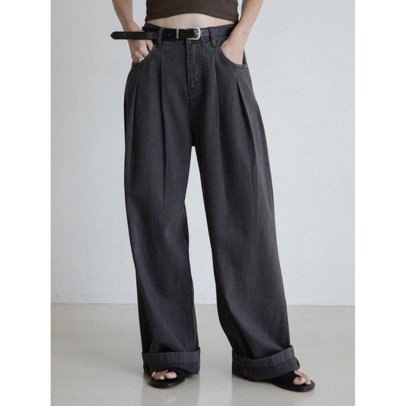 パンツ NOKCHA belt set punching jeans_nj0141 予約販売》belt set punching jeans_nj0141 | NOKCHA