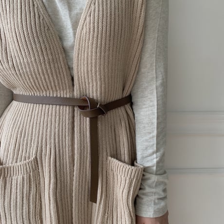 ✳︎予約販売✳︎real leather thin belt/2 colors belt_na0088