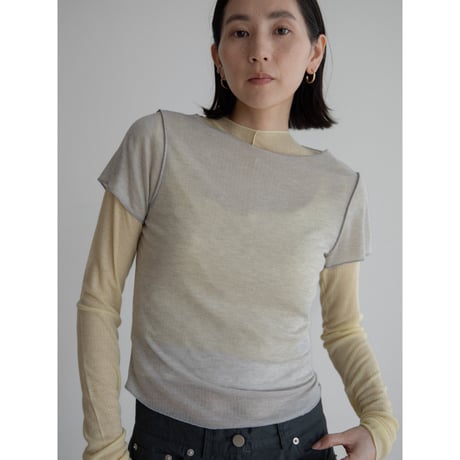 《予約販売》sheer minimal tee/3colors_nt2265
