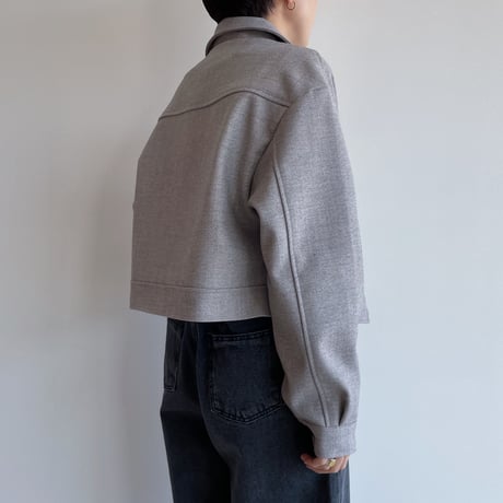 《予約販売》material croped jacket/2colors_no0350