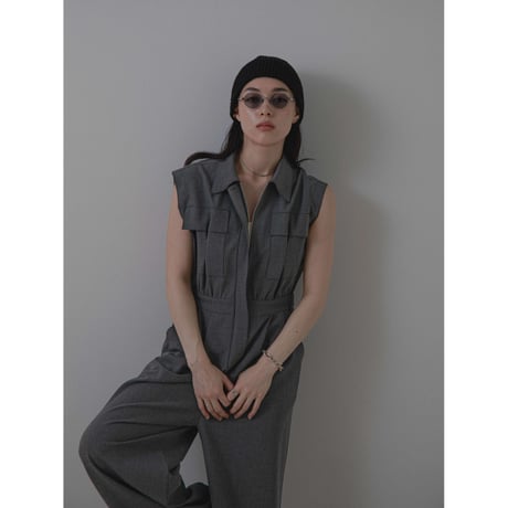 - AUTHENTIC series - AUTHENTIC jump suit/charcoal gray_an0013