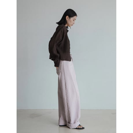 《予約販売》rincl cropped sheer shirt/3colors_nb0315