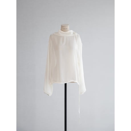 《予約販売》anorak sheer blouse/2colors_nb0236
