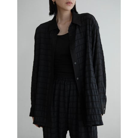 《予約販売》material sheer shirt/2colors_nb0299