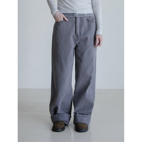 《予約販売》vintage like twill cotton pants/2colors_np1202