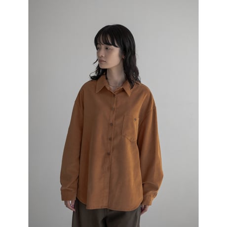 《予約販売》corduroy mannish over shirt/2colors_nb0269