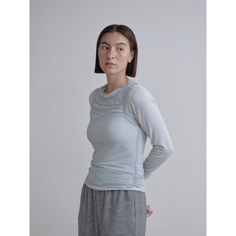 《予約販売》sheer layered tops/2colors_nt2510
