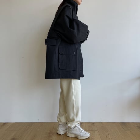 【nokcha original】2way mannish jacket/deep navy_no0278