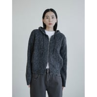 《予約販売》2way zip knit parker/2colors_nt2451