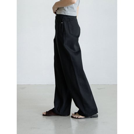 《予約販売》cotton black pants_np1261